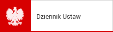 Baner kierujący na stronę główną serwisu Dziennika Ustaw Rzeczypospolitej Polskiej.